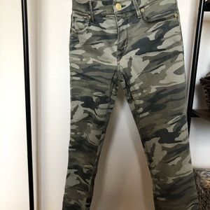 Express Camouflage High Waisted Skinny Jeans